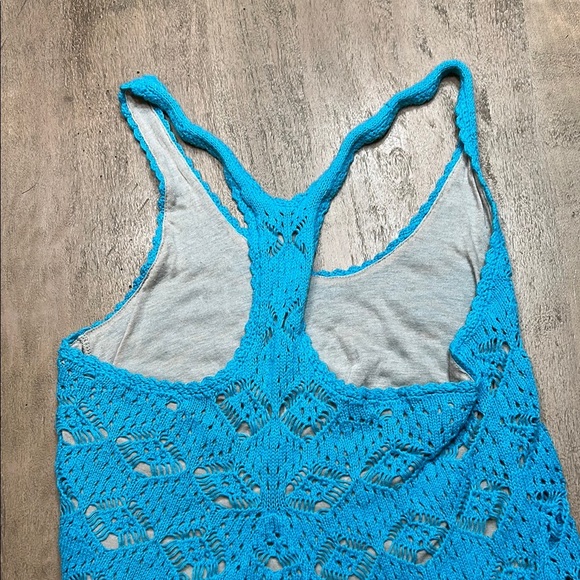 Moda International Blue Asymmetrical Sundress - Picture 3 of 7